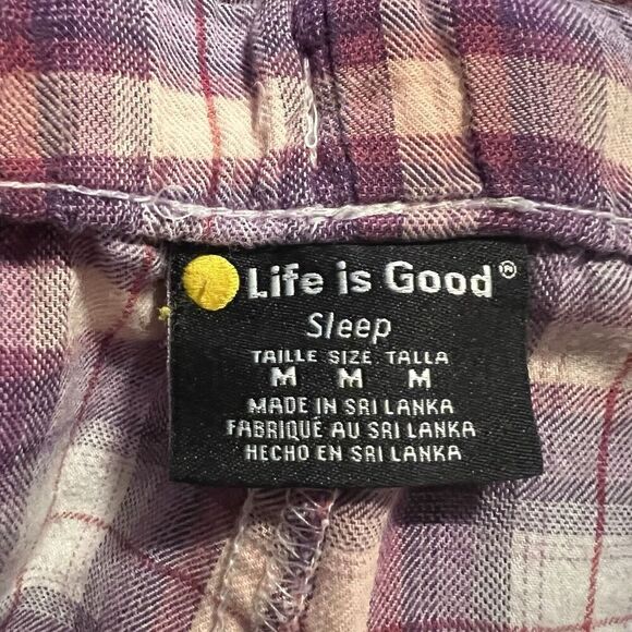 Life Is Good Women’s Flannel Pyjama Pants Medium - Picture 3 of 5